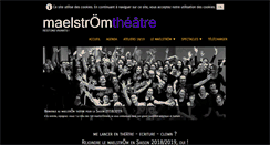Desktop Screenshot of maelstromtheatre.fr