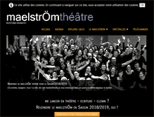 Tablet Screenshot of maelstromtheatre.fr